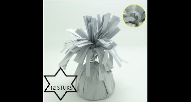 Ballon gewichtje 170 gr Wit Kleur 12 stuks, Verjaardag, Themafeest