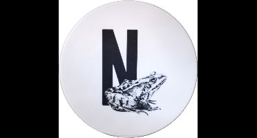 Letterbord N met Kikker