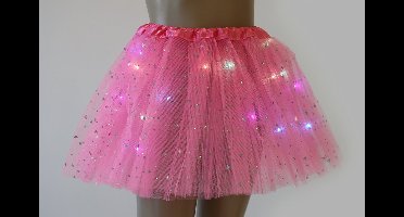 Rokje Tule met licht roze