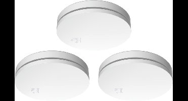 ELRO FS4610 Ultra Dunne Rookmelder met 10 jaar batterij - 23mm - Voldoet aan Europese Norm EN14604 - 3 stuks