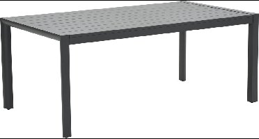 Garden Impressions Gosford dining tuintafel - 180x100cm - carbon black