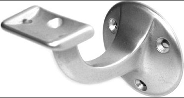 Ivana Leuninghouder Vlak/Rond Aluminium F1 Opschroevend