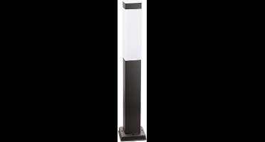 LED Tuinverlichting - Staande Buitenlamp - Exotro Havini - RVS - Mat Zwart - E27 Fitting - Vierkant - 45cm