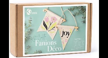 Graine Creative Custo kit - Maak je eigen deco vlaggen voor kinderkamer & feestjes