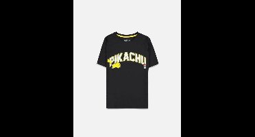 Pokémon - Running Pika Dames T-shirt - L - Zwart