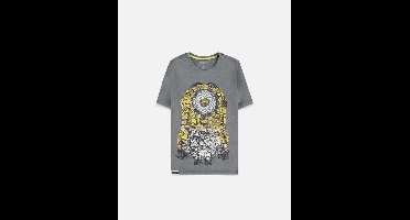 Minions Heren T-shirt - 2XL - Grijs