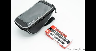 Smartphone houder - gratis fietsreperatie set - simson - bandenreparatie set - fiets telefoonhouder - fietstas - opbergen smartphone fiets - kado man - kado vrouw -