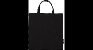 Shopping Bag Short Handles (Zwart)