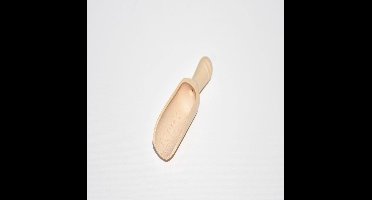 MEETSCHEPJE van Hout.  ergonomische handvat.de exacte hoeveelheid thee en infusies, koffie, rijst, meel, suiker, zout, kruiden of specerijen die in bulk worden verkocht, te plaatsen.