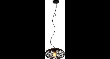 Chericoni Curvato Hanglamp - 1 Lichts - Ø 40 cm - E27 - Zwart