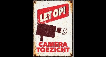 Plenty gifts waakbord blik cameratoezicht