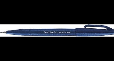 Pentel Brush sign pen - donkerblauw