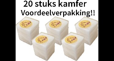 Kamfer Tabletten - Camphor Refined Tablets - 20 stuks