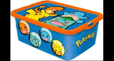Pokémon Opbergbox Junior 13 Liter Blauw/oranje