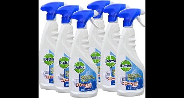 Dettol Complete Clean Anti Bacteriële Badkamer Reiniger Spray Multi Pack - 6 x 440 ml