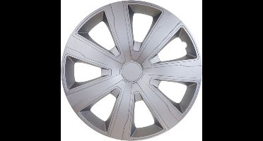 Autostyle Wieldoppen Tenzo 15-inch Abs Zilver 4-delig