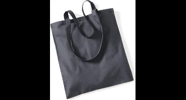 Westford Mill Bag For Life - Long Handles WM101 - Graphite Grey - 38 x 42 cm