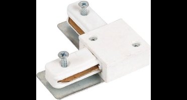 Spanningsrail Doorverbinder - Hoek L Koppeling - 1 Fase - Wit