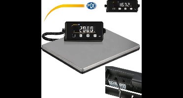 Pakketweegschaal PCE-PB 200N - tot 200 kg - telfunctie - resolutie: 0,1 kg