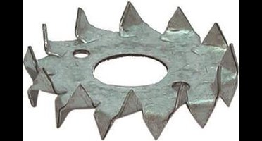 GB kramplaat dia 62mm vz dubbelzijdig getand ( M20 )