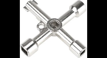 Multi sleutel - 6 tot 14mm - driehoek vierkant dubbelbaard - B