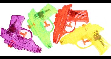 Waterpistool/waterpistolen setje 4 stuks 11,5 cm