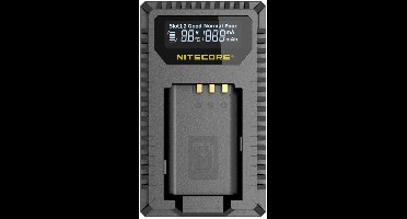 Nitecore dubbel USB lader voor Sony NP-BX1
