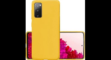 Hoesje - Geschikt voor Samsung Galaxy S20 FE - Sterk & Shockproof - Hoes Cover - Siliconen Case - Geel