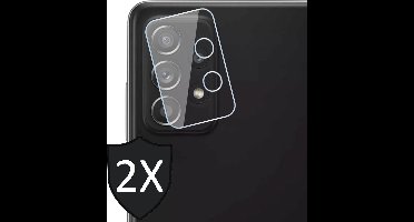 Camera Screenprotector geschikt voor Samsung A52s - 2x Glas Screen Protector