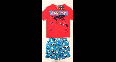 Spider-Man Pyjama - Shortama - Rood - 98