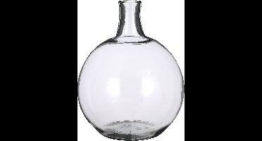 Mica Decorations Lilou Vaas - H45 x Ø32 cm - Gerecycled Glas - Transparant
