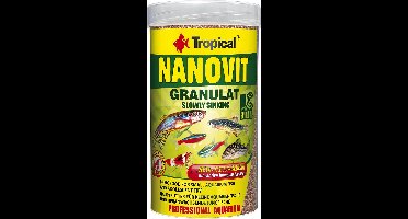 Tropical Nanovit Granulaat - 250ml - Aquarium visvoer - Fijn Granulaat
