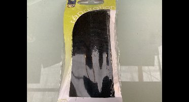 Sorbo klitte band. Opnaaibaar. Zwart. 75 cm lang. Universeel.