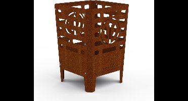 Barbecook Red Devils - Vuurkorf - Cortenstaal - 38x38x55cm