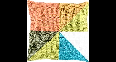 Vervaco - Spansteekkussen kit - Vlakken - PN-0194768 - Borduren - Borduurpakket - Borduurpakket volwassenen - Borduurpakket kind