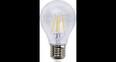 Standaard bol - E27 - 4W - Extra Warm Wit - 2700K - Filament - Helder