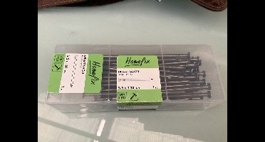 Homefix. Spijkers. 5.5 x 140 mm lang. 1 kg. Blank staal platkop.