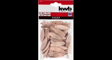 KWB - Houtverbinding Lamellen 55x8x4mm - 50 stuks