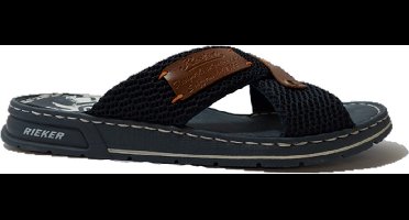 Rieker Slippers blauw - Maat 47