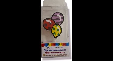 verjaardags kaars Ballon, verjaardag, feestje, taartdecoratie, Kindercrea