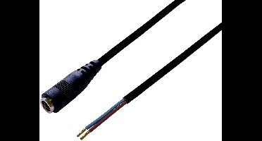 TRU COMPONENTS Laagspannings-aansluitkabel Laagspanningsbus - Open kabeleinde 5.50 mm 2.50 mm 30.00 cm 1 stuk(s)