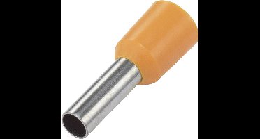 TRU COMPONENTS 1091294 Adereindhulzen 4 mm² Deels geïsoleerd Oranje 100 stuk(s)