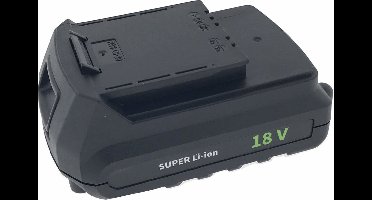 Hofftech Losse accu - excentrische poetsmachine - 18 Volt - 150 mm - zwart