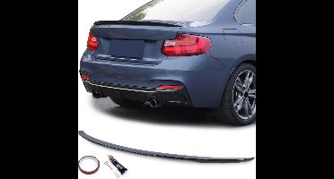Achterklep Spoiler Voor Bmw 2 Serie F22 F23 Coupe M2 Performance Styling glans Zwart