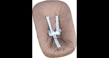 #54 newborn hoes, Bruin suede look, Stokke Tripp Trapp. Ook geschikt voor Kidsmill Up.