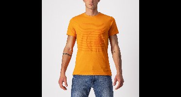 Castelli Casual T-Shirt Heren Oranje - 72 SCORPION TEE BURNT ORANGE-2XL