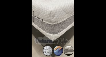 Matras 70x200 Pocketvering HR55 koudschuim 9-zones 1000 veren m2 Tencel Hoes ca. 25cm dik