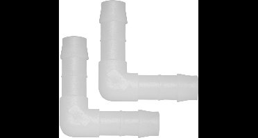 ProPlus Haakse slangtules - Ø 10 mm - temperatuurbestendig - set van 2 - wit