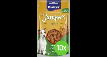 Vitakraft Jumpers Minis Kip Kaas - hondensnack - 80 gram - 10 Verpakkingen
