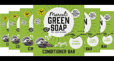 Marcel's Green Soap Conditioner Bar Tonka & Muguet - 6 x 60 gram